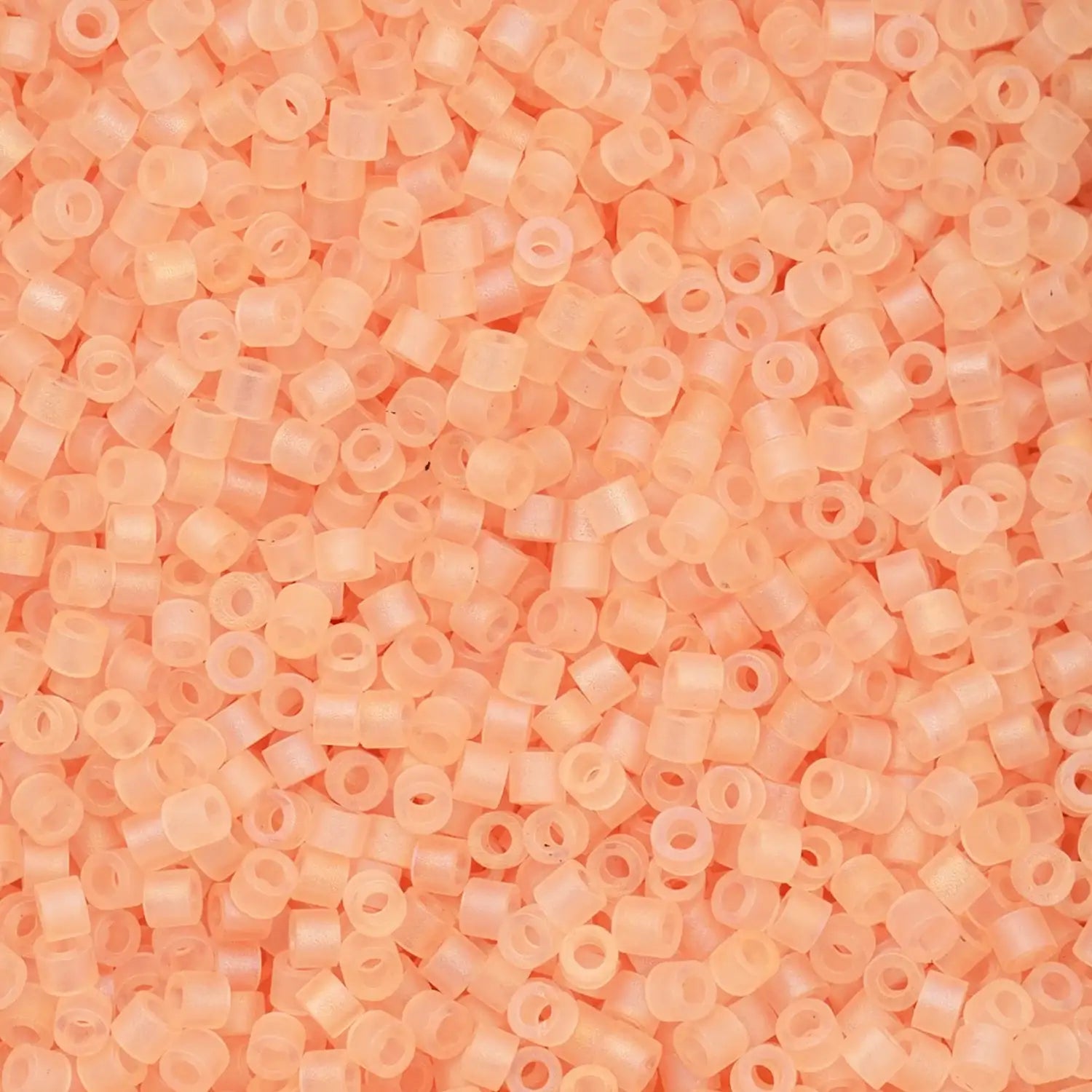 Cylin™ Beads 11/0, CY11-1193 Matte Macaron AB - Light Tangerine, 25g - Cylin™ Beads 11/0, CY11-1193 Matte Macaron AB - Light Tangerine, 25g - Default Title , The Argus Collection