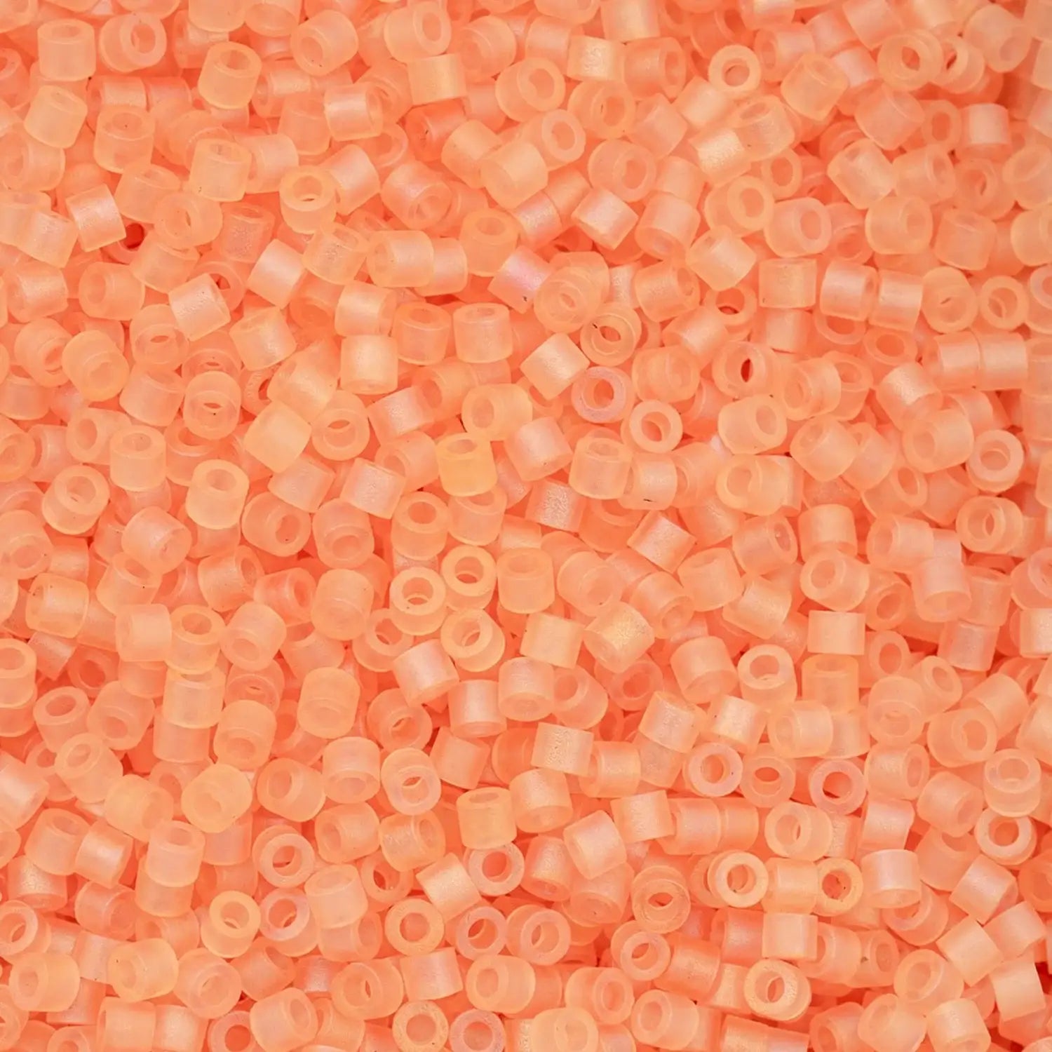 Cylin™ Beads 11/0, CY11-1194 Matte Macaron AB - Tangerine, 25g - Cylin™ Beads 11/0, CY11-1194 Matte Macaron AB - Tangerine, 25g - Default Title , The Argus Collection