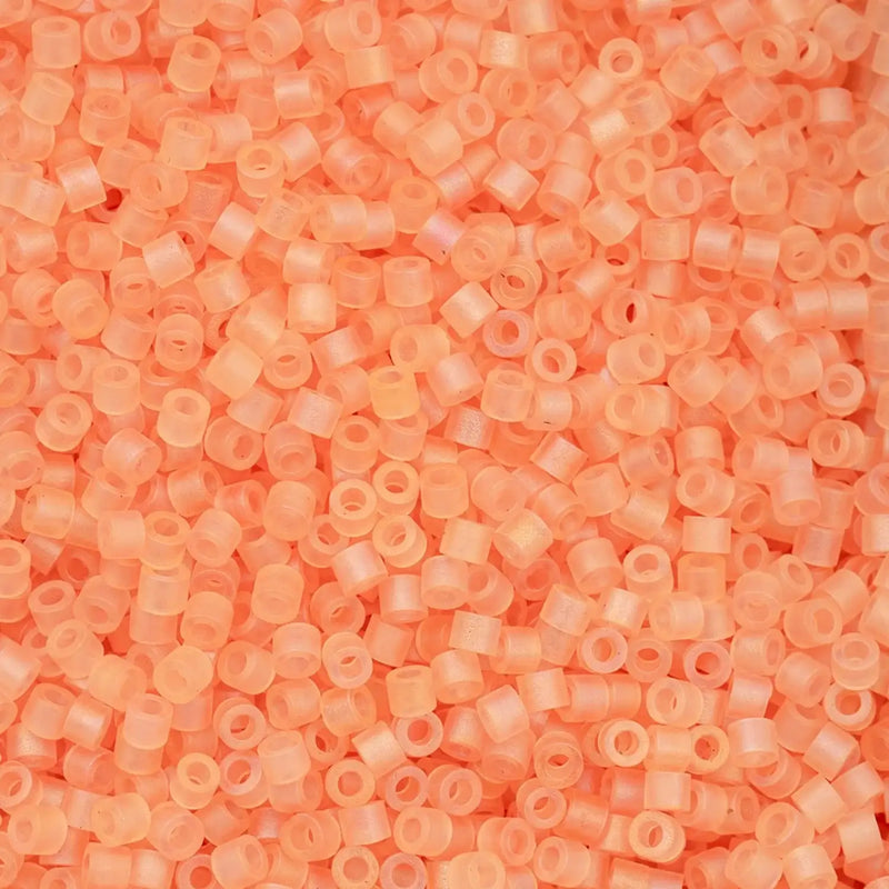 Cylin™ Beads 11/0, CY11-1194 Matte Macaron AB - Tangerine, 25g - Cylin™ Beads 11/0, CY11-1194 Matte Macaron AB - Tangerine, 25g - Default Title , The Argus Collection