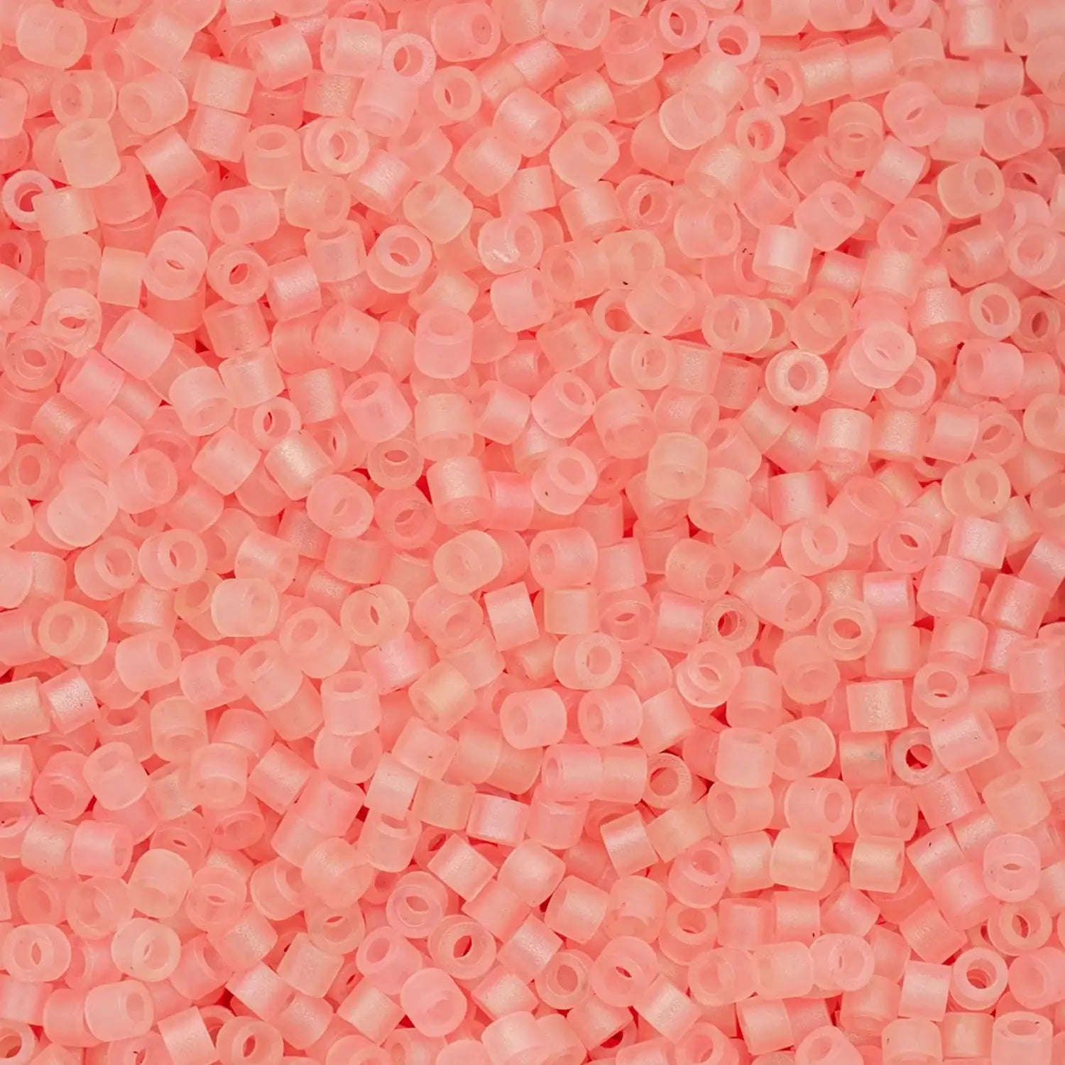 Cylin™ Beads 11/0, CY11-1195 Matte Macaron AB - Light Coral, 25g - Cylin™ Beads 11/0, CY11-1195 Matte Macaron AB - Light Coral, 25g - Default Title , The Argus Collection