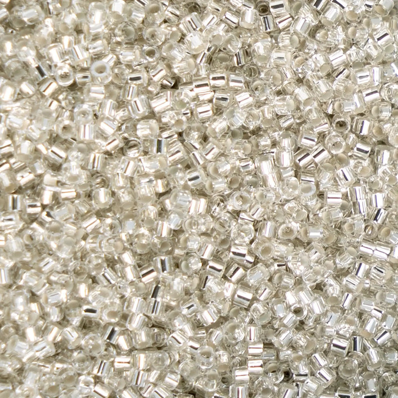 Cylin™ Beads 11/0, CY11-1199 Crystal Silver Lined, 25g - Cylin™ Beads 11/0, CY11-1199 Crystal Silver Lined, 25g - Default Title , The Argus Collection