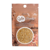 Cylin™ Beads 11/0, CY11-1200 Gold Silver Lined, 25g - Cylin™ Beads 11/0, CY11-1200 Gold Silver Lined, 25g - Default Title , The Argus Collection