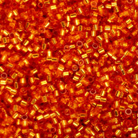 Cylin™ Beads 11/0, CY11-1201 Orange Silver Lined, 25g - Cylin™ Beads 11/0, CY11-1201 Orange Silver Lined, 25g - Default Title , The Argus Collection