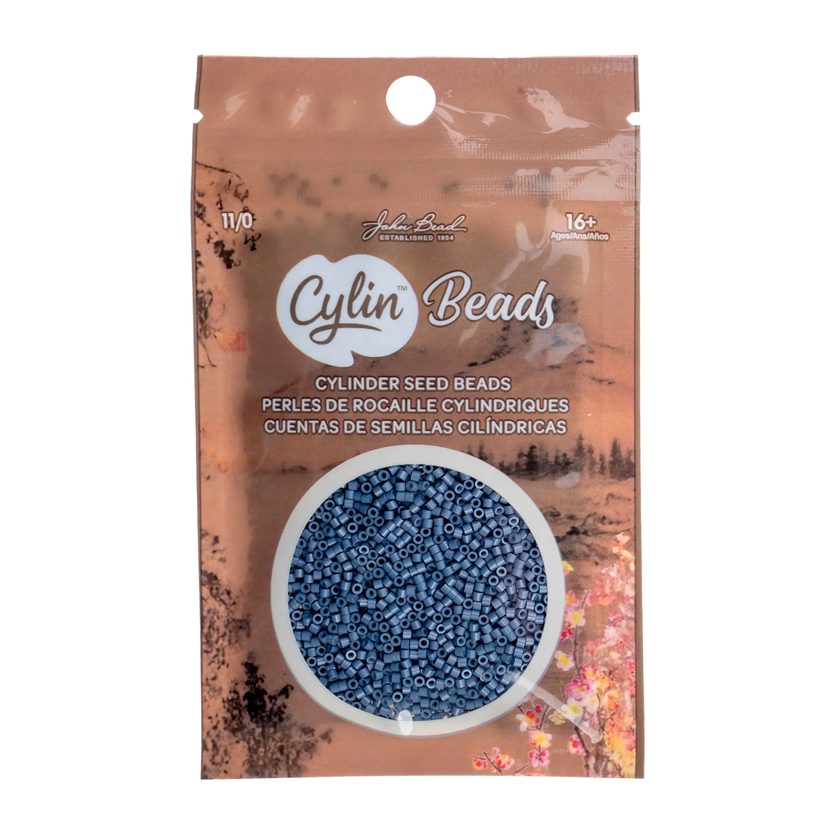 Cylin™ Beads 11/0, CY11-1203 Opaque Blueberry Silkshine, 25g - Cylin™ Beads 11/0, CY11-1203 Opaque Blueberry Silkshine, 25g - Default Title , The Argus Collection