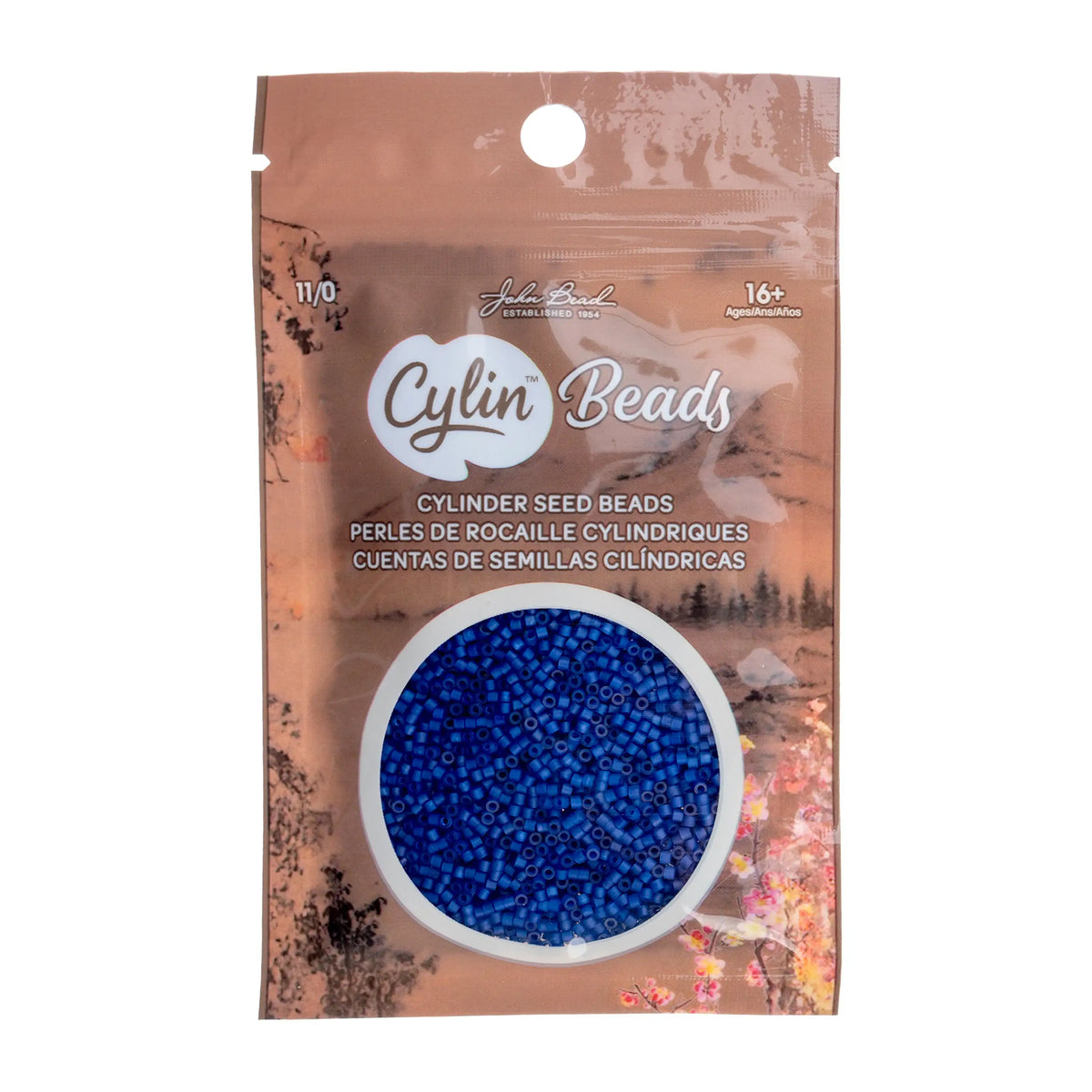 Cylin™ Beads 11/0, CY11-1207 Transparent Cobalt Blue, 25g - Cylin™ Beads 11/0, CY11-1207 Transparent Cobalt Blue, 25g - Default Title , The Argus Collection