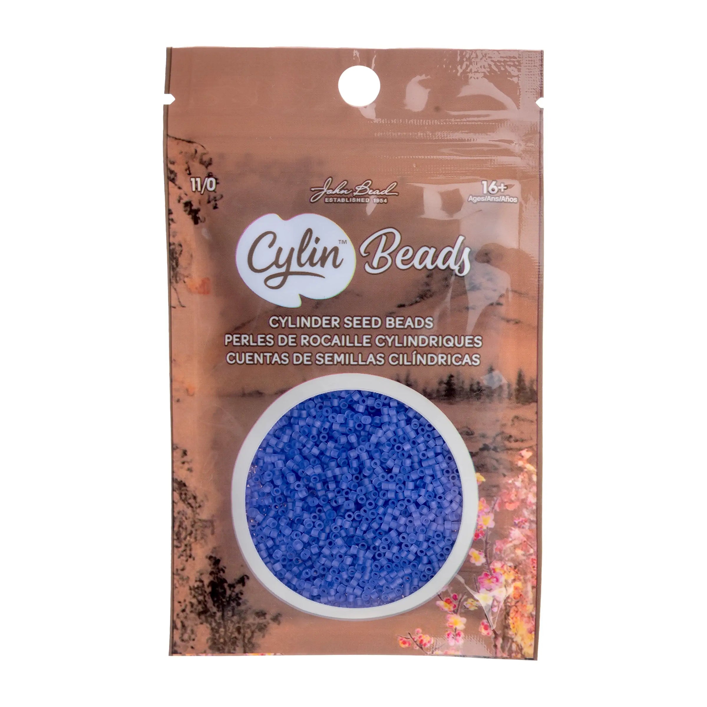 Cylin™ Beads 11/0, CY11-1210 Purple Matte, 25g - Cylin™ Beads 11/0, CY11-1210 Purple Matte, 25g - Default Title , The Argus Collection