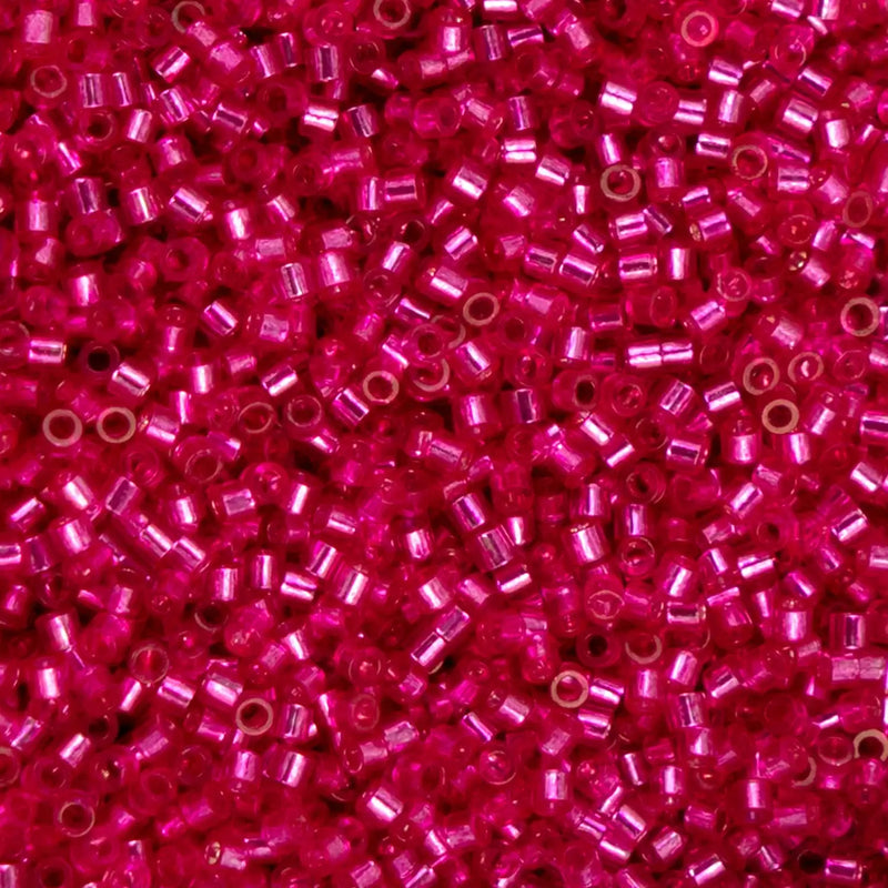Cylin™ Beads 11/0, CY11-1216 Fuchsia Silver Lined, 25g - Cylin™ Beads 11/0, CY11-1216 Fuchsia Silver Lined, 25g - Default Title , The Argus Collection