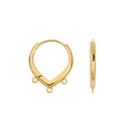 Triple Drop Leverback Earrings, 1 Pair