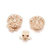 Pastiche, 4-Strand Box Clasp, Vacuum Plated, Platinum or Light Gold Finish - The Argus Collection