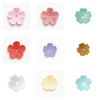 Blossom Lucite Flower Beads or Bead Caps, 10mm