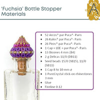 Fuchsia Bottle Stopper Pattern par Puca - The Argus Collection