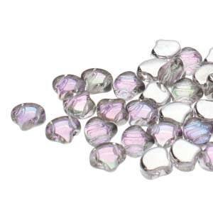 Ginko Beads, 10g. by Matubo in a Pink Mist Backlit Color - The Argus Collection