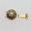 Deco Pearl 2-Strand Box Clasp in 2 Finishes - The Argus Collection