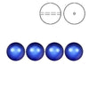 Brilliance Crystal Pearls, Iridescent Dark Blue, 5810, 3, 4, 6, 8, 10mm - The Argus Collection