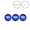 Brilliance Crystal Pearls, Iridescent Dark Blue, 5810, 3, 4, 6, 8, 10mm - The Argus Collection