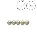 Brilliance Crystal Pearls, 5810, Platinum in 3, 4, 6, 8 and 10mm - The Argus Collection