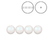 Brilliance Crystal Pearls, 5810, Pearlescent White, 3, 4, 6, 8 or 10mm - The Argus Collection