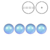 Brilliance Crystal Pearls, 5810, Iridescent Light Blue in 3, 4, 6, 8 or 10mm - The Argus Collection