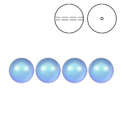 Brilliance Crystal Pearls, 5810, Iridescent Light Blue in 3, 4, 6, 8 or 10mm - The Argus Collection