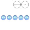 Brilliance Crystal Pearls, 5810, Iridescent Light Blue in 3, 4, 6, 8 or 10mm - The Argus Collection