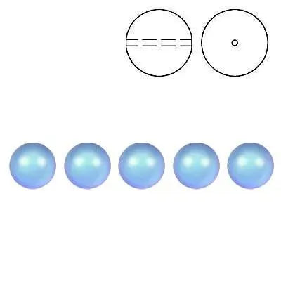 Brilliance Crystal Pearls, 5810, Iridescent Light Blue in 3, 4, 6, 8 or 10mm - The Argus Collection