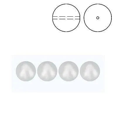 Brilliance Crystal Pearls, 5810, Iridescent Dove Grey, 3, 4, 6, 8mm - The Argus Collection