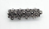 Moroccan, 4-Strand Clasp, 4 Finishes - The Argus Collection