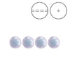 Brilliance Crystal Pearls, 5810, Iridescent Dreamy Blue, 3, 4, 6 or 8 mm - The Argus Collection