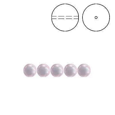 Brilliance Crystal Pearls, 5810, Iridescent Dreamy Rose in 3, 4, 6, 8 or 10mm - The Argus Collection