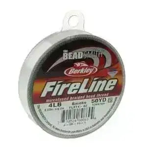 4 lb. Fireline, 50 Yd. Smoke, Crystal, Black Satin - The Argus Collection