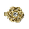 Daisy Swirl 1-Strand Box Clasp with Austrian Pearls & Crystals in 4 Finishes - The Argus Collection