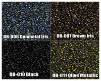 11/0 Delica Beads, DB0006, DB0007, DB0010, DB0011 - The Argus Collection