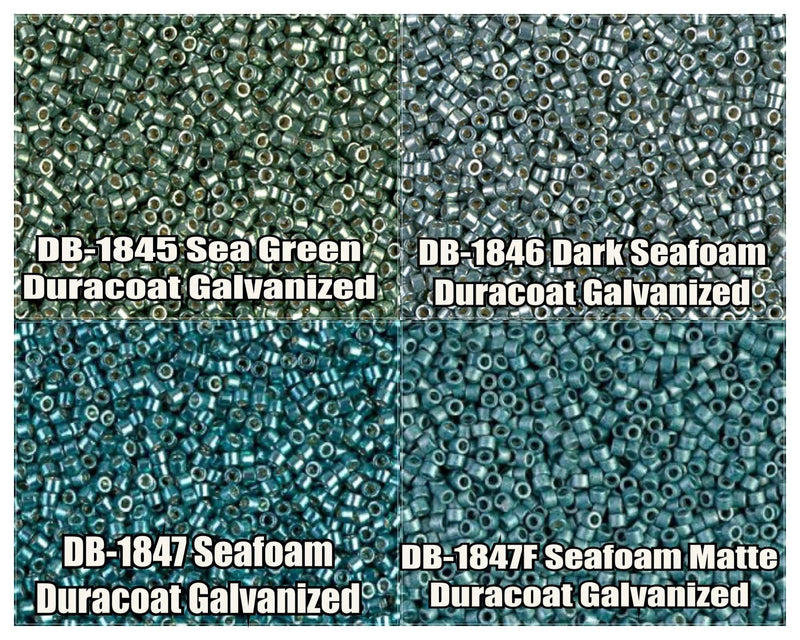 11/0 Delica Beads, DB1845, DB1846, DB1847, DB1847F - The Argus Collection