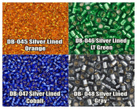 11/0 Delica Beads, DB0045, DB0046, DB0047, DB0048 - The Argus Collection