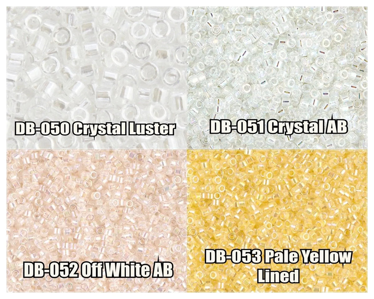 11/0 Delica Beads, DB0050, DB0051, DB0052, DB0053 - The Argus Collection