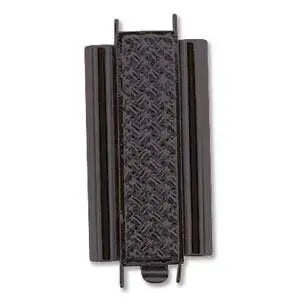 Crosshatch, Beadslide Tube Clasp, 10x24mm - The Argus Collection