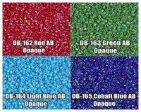 11/0 Delica Beads, DB0162, DB0163, DB0164, DB0165 - The Argus Collection