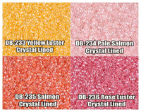 11/0 Delica Beads, DB0233, DB0234, DB0235, DB0236 - The Argus Collection