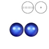 Brilliance Crystal Pearls, Iridescent Dark Blue, 5810, 3, 4, 6, 8, 10mm - The Argus Collection