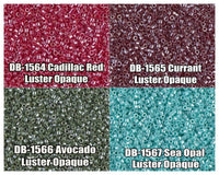 11/0 Delica beads, DB1564, DB1565, DB1566, DB1567 - The Argus Collection