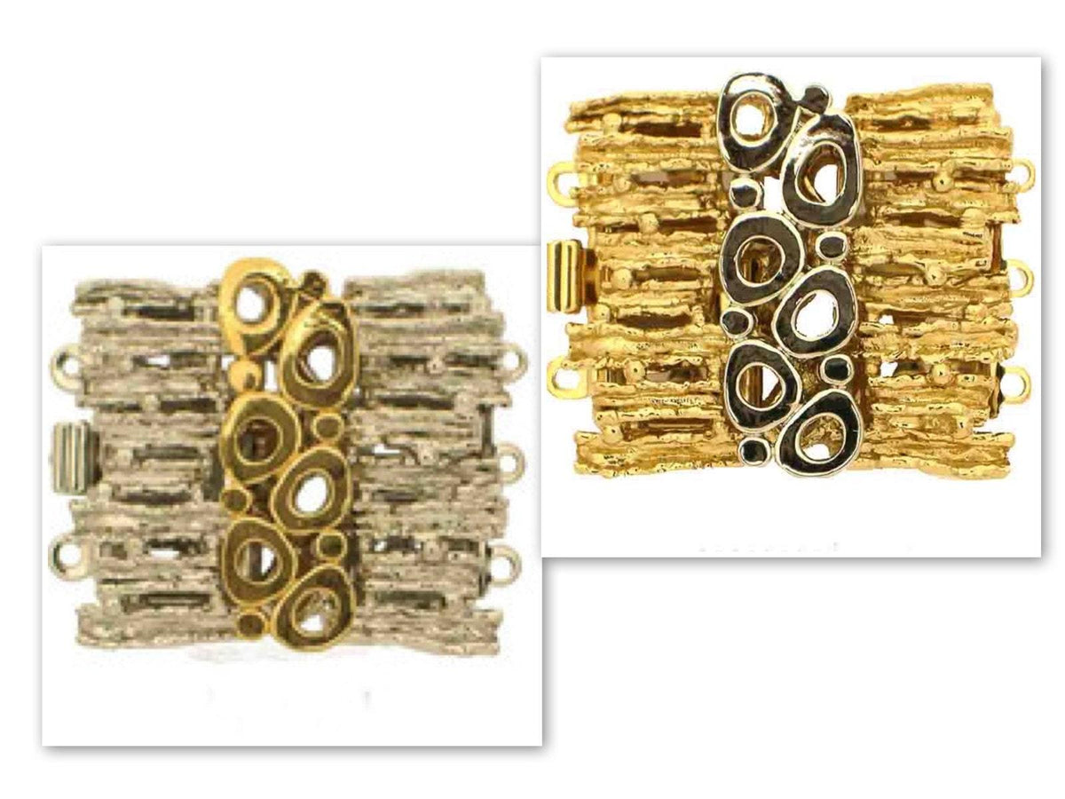 Galaxy 3-Strand Box Clasp in 2 Finishes - The Argus Collection