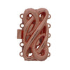 Twisty 5-Strand Box Clasp in 3 Finishes - The Argus Collection