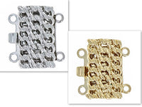 Trellis (Small) 2-Strand Box Clasp in 2 Finishes - The Argus Collection