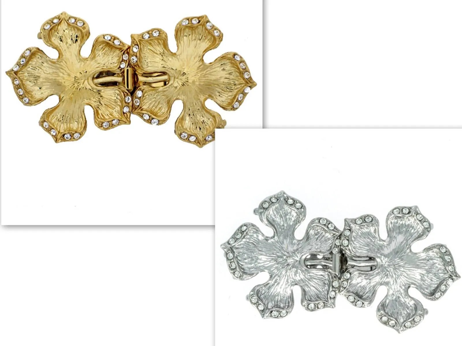 La Fleur a 5-Strand Box Clasp in 2 Finishes - The Argus Collection