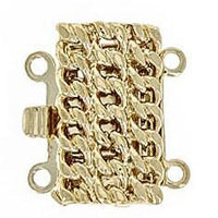 Trellis (Small) 2-Strand Box Clasp in 2 Finishes - The Argus Collection