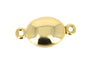 Sweet, 1-Strand Small Magnetic Clasp by Claspgarten in Precious Metal Plating - The Argus Collection