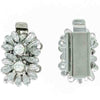 Crystal Eyes 2-Strand Box Clasp in 2 Finishes - The Argus Collection