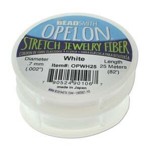 Opelon, No. 1 Stretch Cord, 2 Sizes, Black or White - The Argus Collection