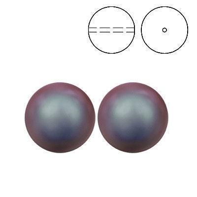 Brilliance Crystal Pearls, 5810, Iridescent Red in 3,4, 6, 8 or 10mm - The Argus Collection