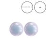 Brilliance Crystal Pearls, 5810, Iridescent Dreamy Blue, 3, 4, 6 or 8 mm - The Argus Collection